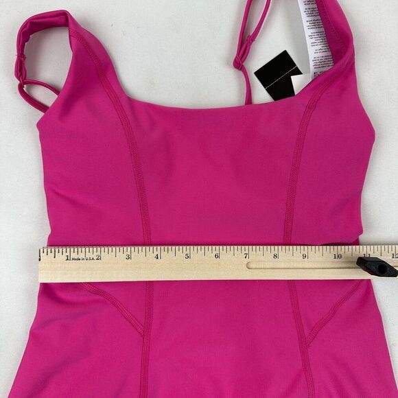 NWT YPB Abercrombie Pink SculptLUX Active Mini Dress Built In Shorts Stretch XXS - Picture 3 of 16